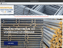 Tablet Screenshot of bouwstaalmatten.com